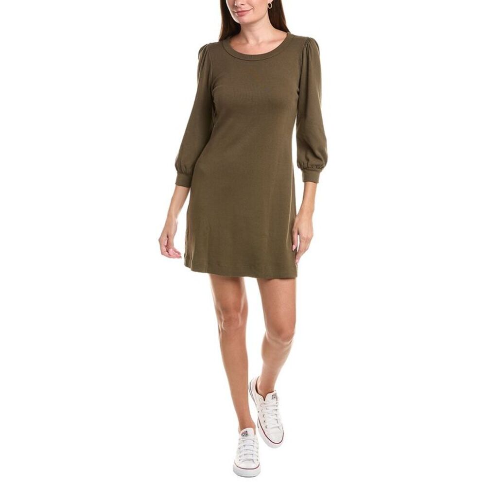 Michael Stars Womens Sinclair Puff Sleeve T-Shirt Dress